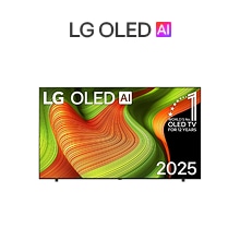 Телевизор LG OLED evo AI вид спереди