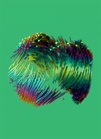 Абстрактные образы вдохновения для каждого из отличительных продуктов бренда.