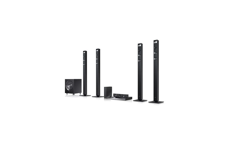 LG Cinema 3D Sound Blu-ray 9.1 hemmabiosystem med Smart TV-tjänster, BH9520TWN