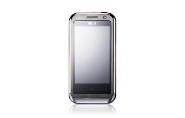 LG Mobiltelefon med 3-tums WVGA-skärm, 5 MP-kamera, Dolby® Mobile Music, 8 GB lagringsutrymme, KM900