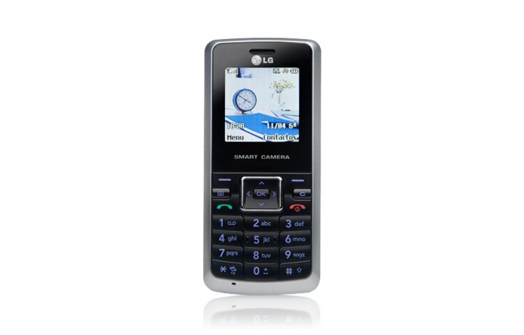 LG Mobiltelefon med VGA-kamera, 4x digital zoom, smidigt kompakt design, KP130