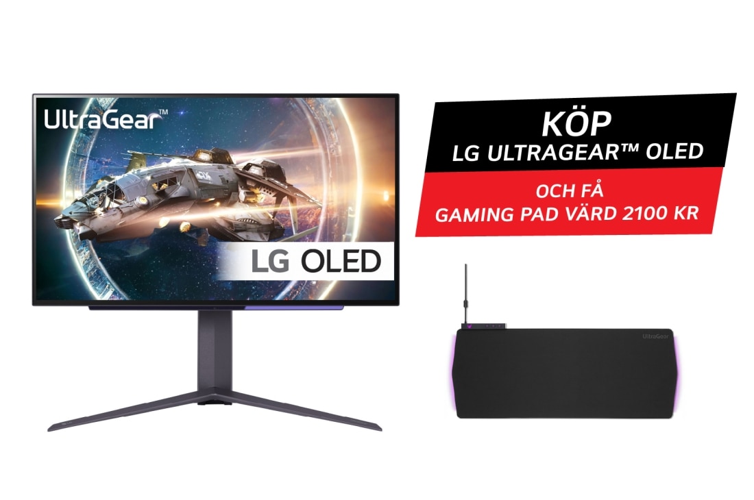 LG UltraGear OLED Specialerbjudande