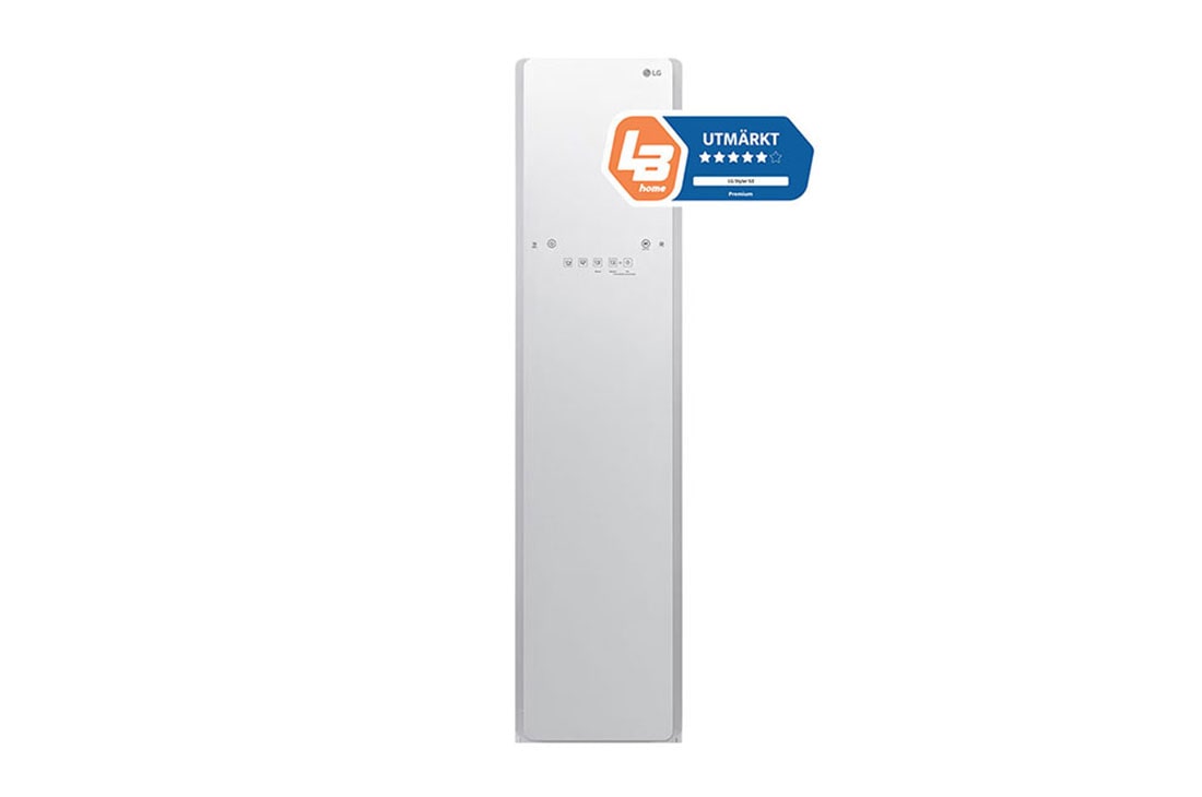 LG 5.2kg LG Styler med vit dörr, TrueSteam® och Wi-Fi, S3WF, S3WF