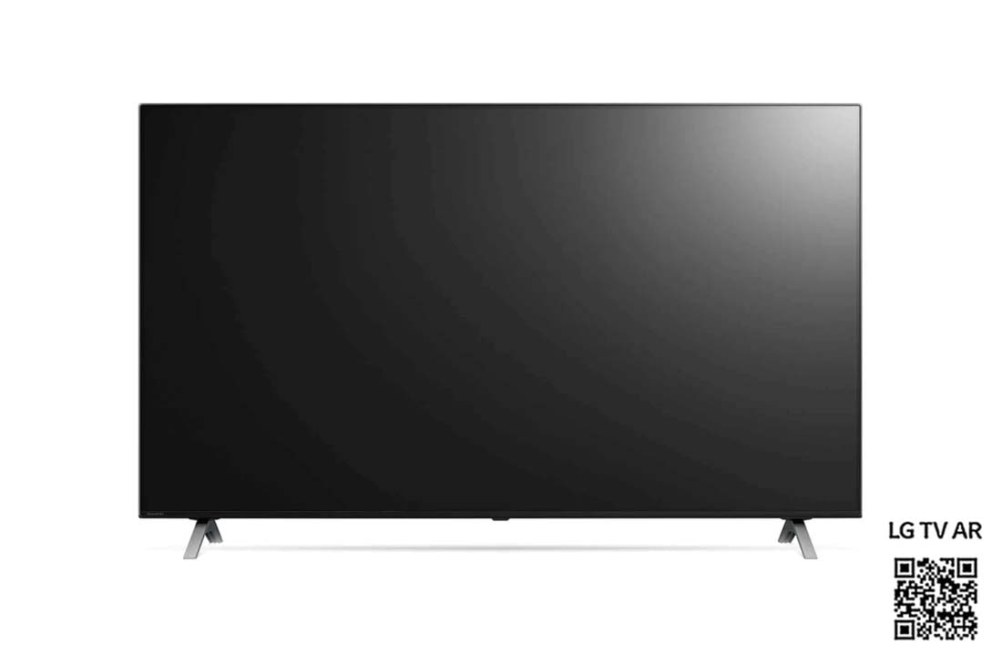 LG  4K NanoCell TV, framsida med inbäddad bild, 55NANO906NA