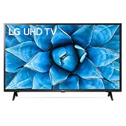 LG UN73 43 inch 4K Smart UHD TV, front view with infill image, 43UN73006LC, thumbnail 1