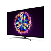 LG  4K NanoCell TV, 30 degree side view with infill image, 65NANO916NA, thumbnail 4