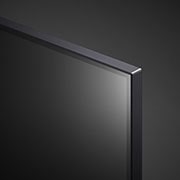 LG Nano91 65 inch 4K NanoCell TV, närbild av panelen, 65NANO916PA, thumbnail 6