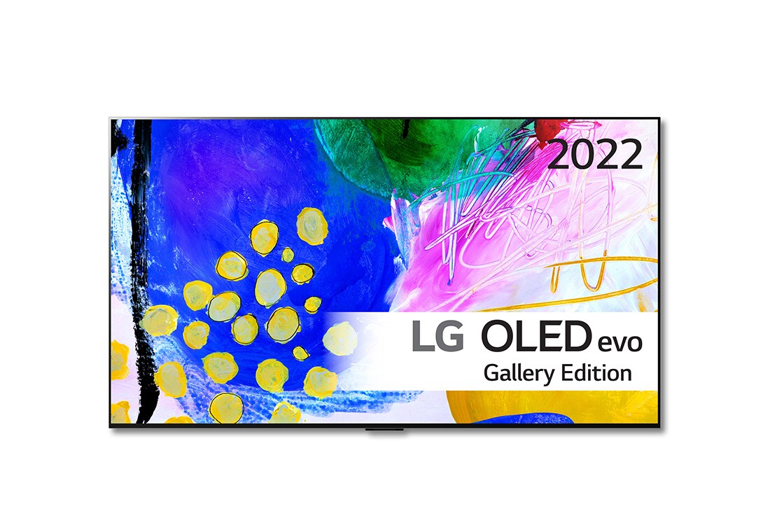 LG 65'' OLED G2 - OLED evo Gallery Edition 4K Smart TV - OLED65G26LA, framsida, OLED65G26LA
