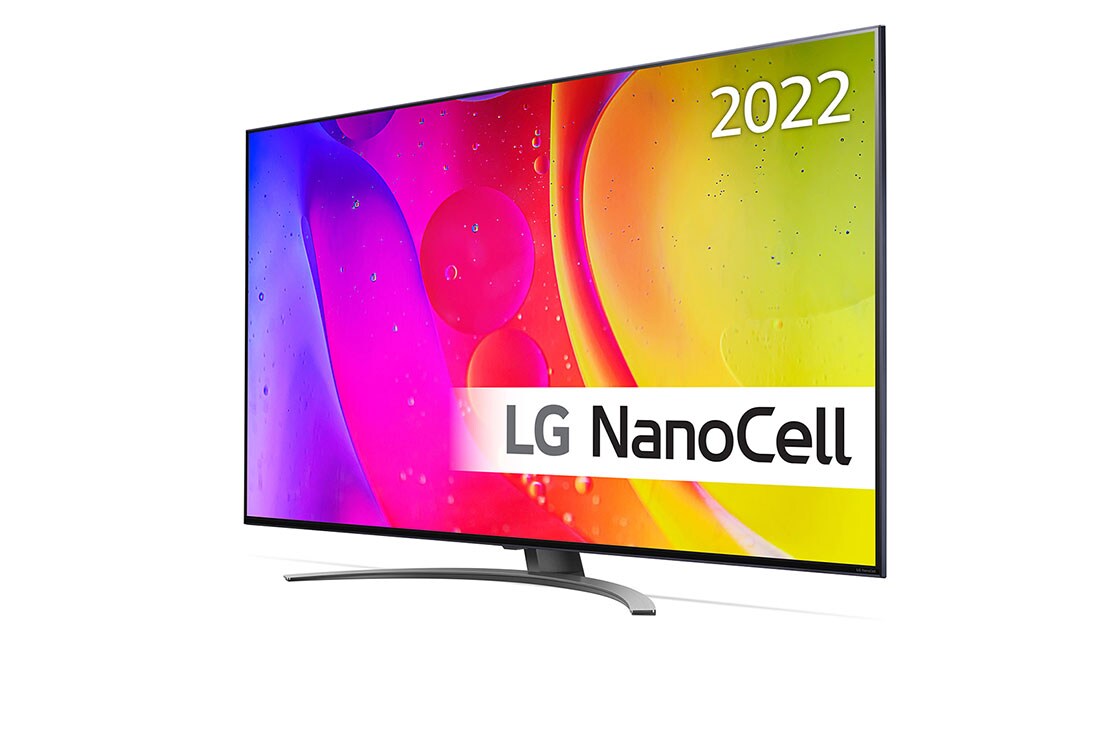 LG 55'' NANO 81 - NanoCell 4K Smart TV - 55NANO816QA, 30 grader sidovy med inbäddad bild, 55NANO816QA, thumbnail 6