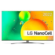 LG 65'' NANO 78 - NanoCell 4K Smart TV - 65NANO786QA, LG NanoCell TV sedd framifrån, 65NANO786QA, thumbnail 6