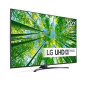 LG 50'' UQ8100 - 4K UHD Smart TV - 50UQ81006LB, 30 graders sidovy, 50UQ81006LB, thumbnail 3