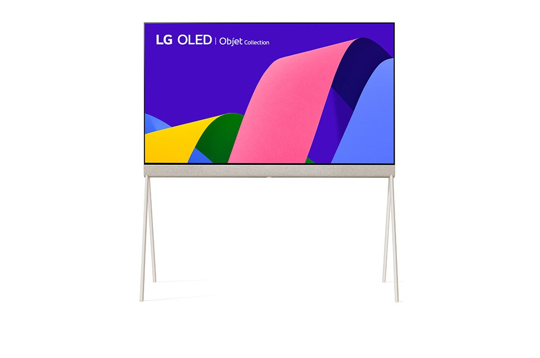 LG OLED | Object Collection Posé, Posé sedd framifrån., 55LX1Q6LA