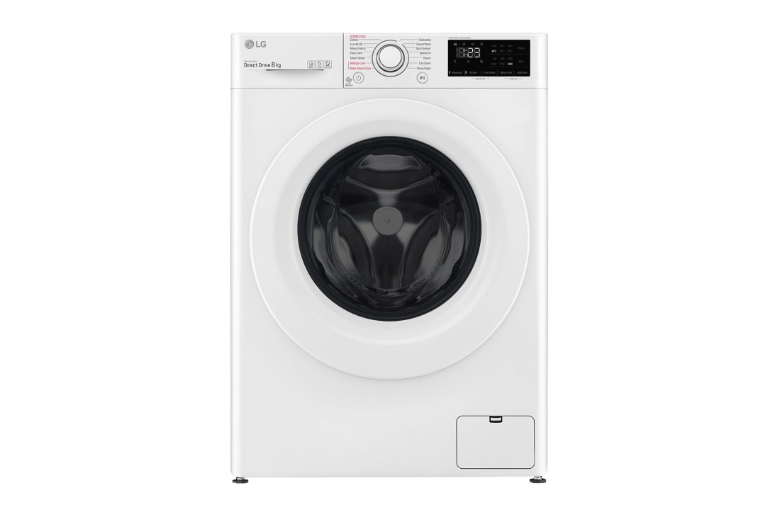 8 kg Tvättmaskin(Vit) - Steam, Energiklass C, AI DD , Smart Diagnosis