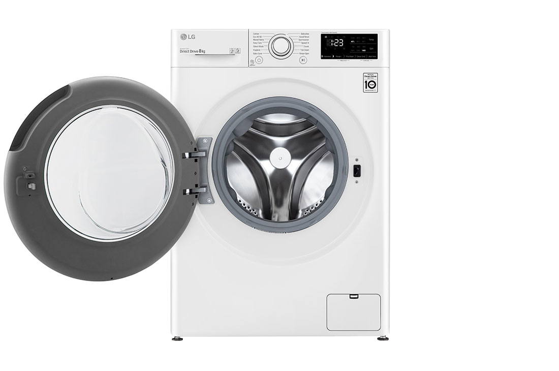LG 8 kg Tvättmaskin(Vit) - Energiklass C, AI DD™, Smart Diagnosis™, F4WP308N0W, F4WP308N0W, thumbnail 17