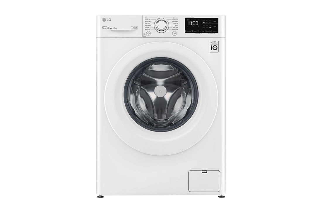 9 kg Tvättmaskin(Vit) - Energiklass B, AI DD , Smart Diagnosis