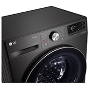 LG 10.5 kg / 7 kg Tvättmaskin/Torktumlare(Svart) - Auto Dose, Steam, Energiklass E, TurboWash™360, AI DD™, Smart Diagnosis™ med Wi-Fi, CV90J7S2BA, thumbnail 7
