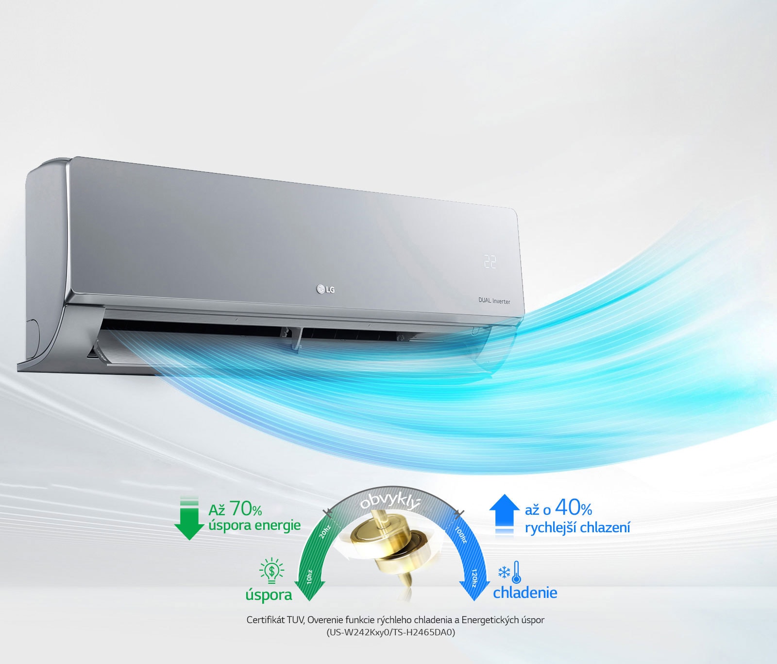 Úspora energie a rýchle chladenie<br>1