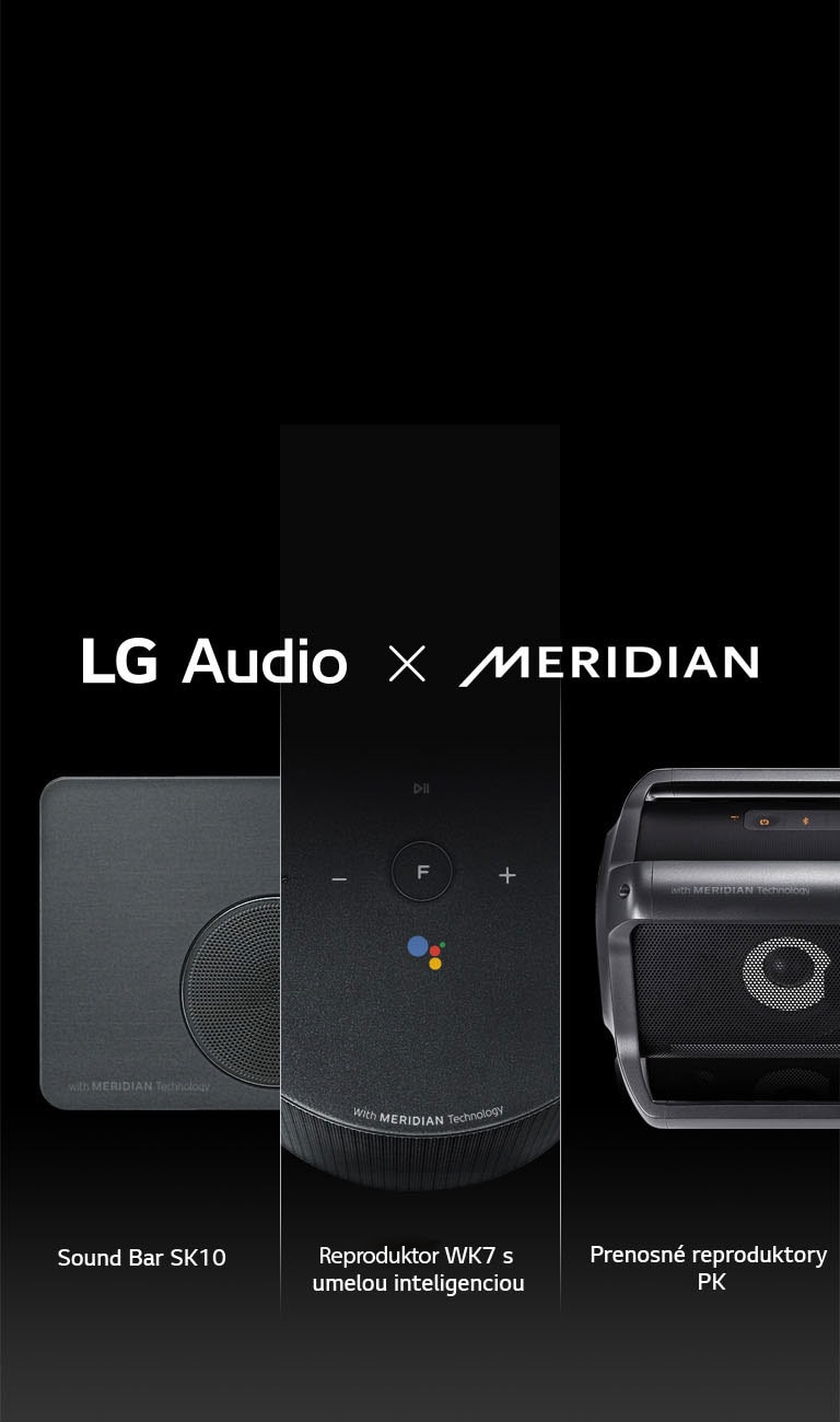 LG je partnerom spoločnosti MERIDIAN Audio<br>2