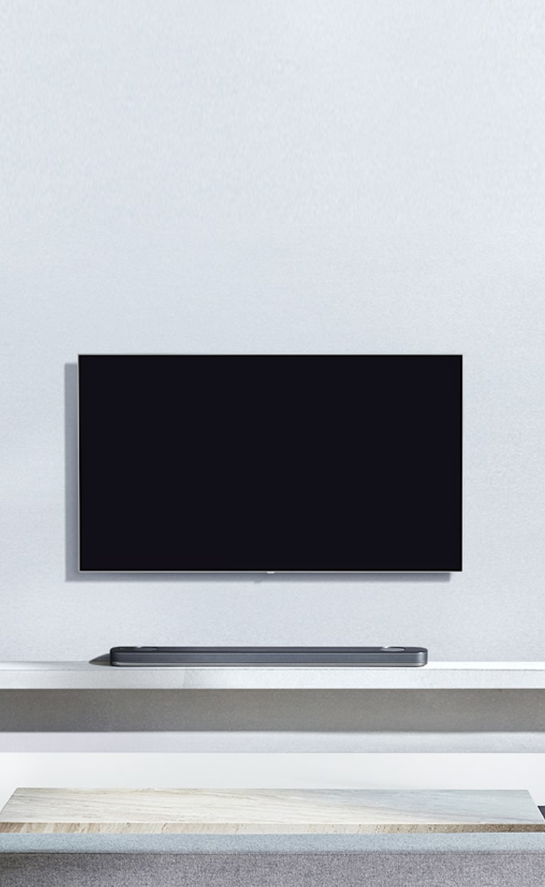 Jednotný dizajn s televízorom pre komplementárnu dokonalosť