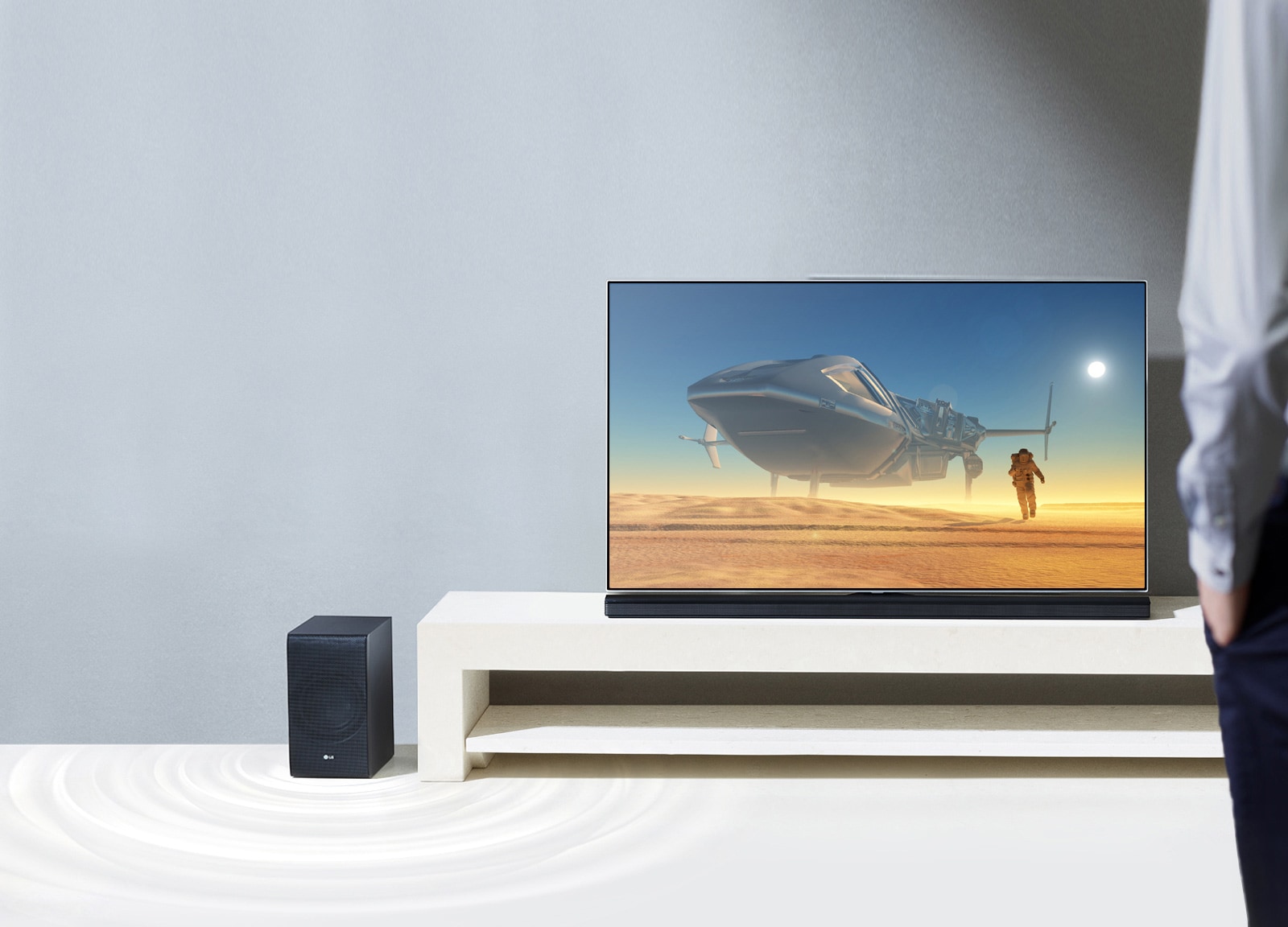 Bezdrôtový subwoofer pre vynikajúce basy bez káblov