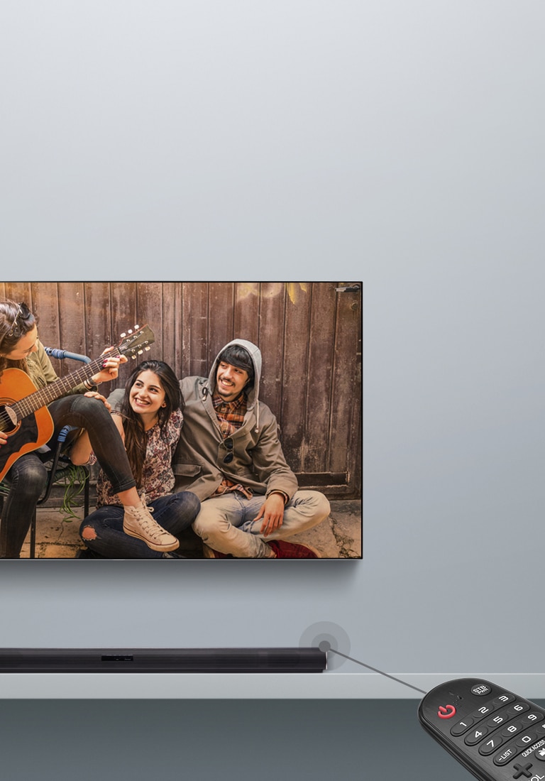 Ovládanie pomocou diaľkového ovládača k televízoru