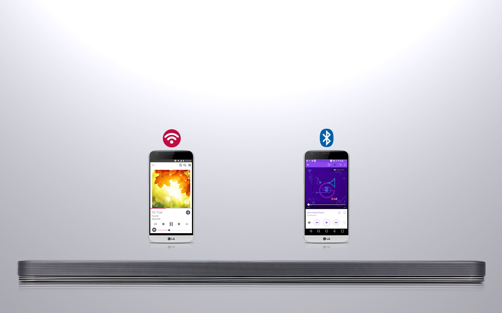 Kompatibilita s rozhraniami Wi-Fi a Bluetooth umožňuje streamovať akýkoľvek obsah