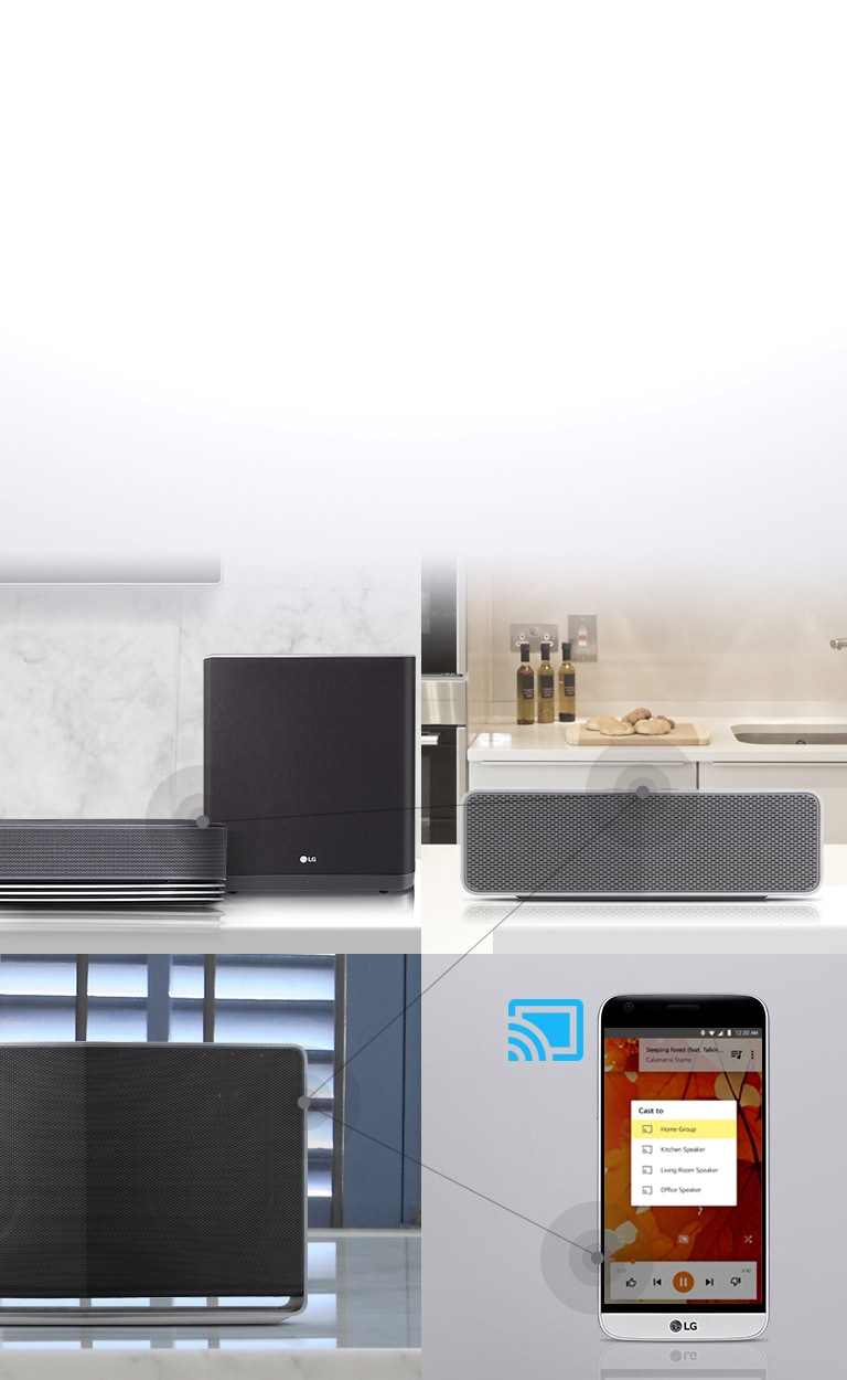 Music throughout the home with Chromecast audio