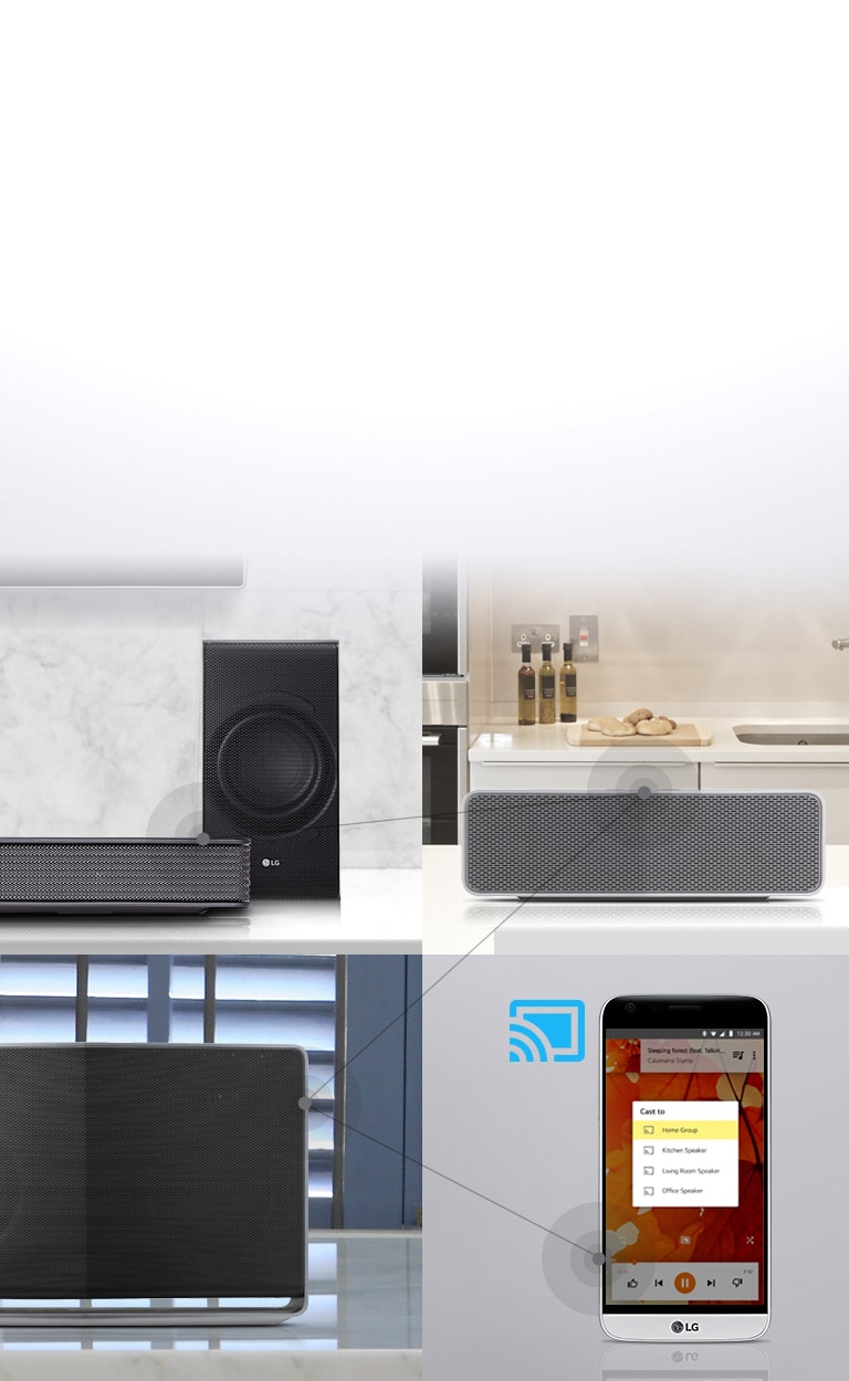 Music throughout the home with Chromecast audio