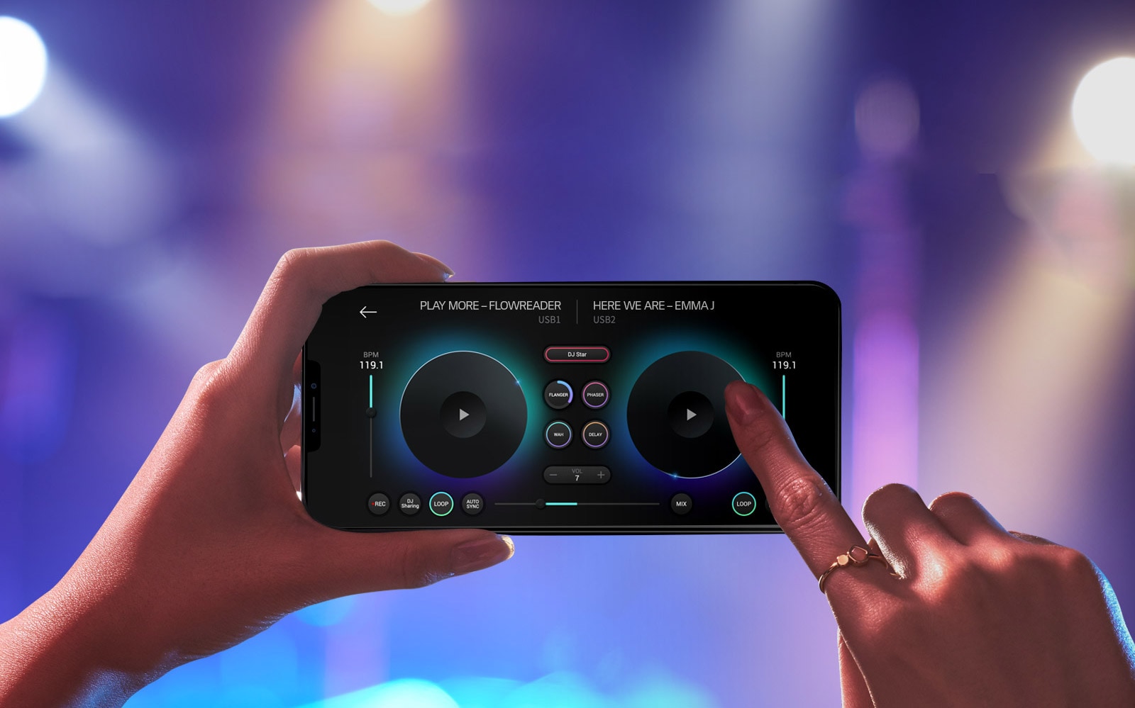 Ovládajte hudbu na diaľku pomocou aplikácie DJ App1