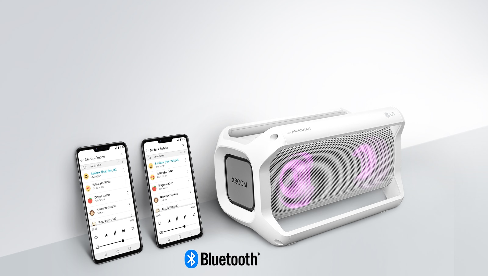 Zdieľajte zoznam skladieb vďaka Multi Bluetooth.1
