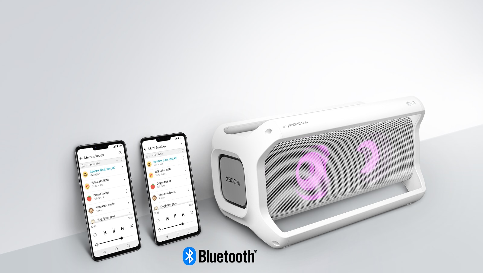 Zdieľajte zoznam skladieb vďaka Multi Bluetooth.1