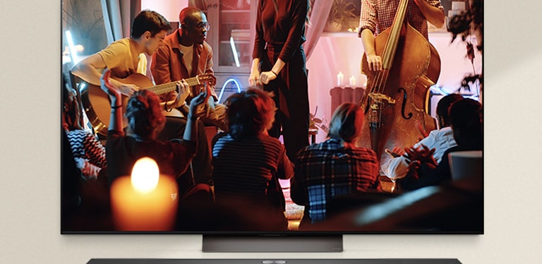 Prístup k prostrediu WOW Interface v televízore LG TV na jednoduché ovládanie soundbaru, napríklad na zmenu zvukových režimov, profilov a prístup k ďalším praktickým funkciám aj počas sledovania.