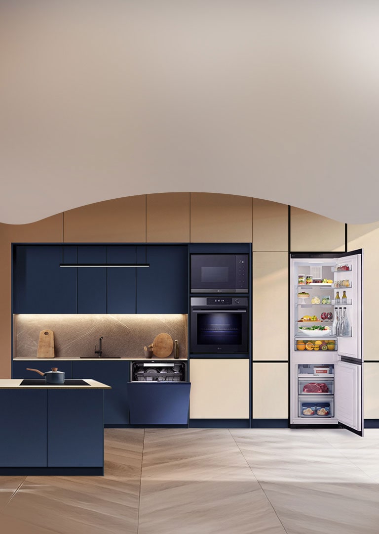 Štýlová kuchyňa začína so vstavanými spotrebičmi LG
