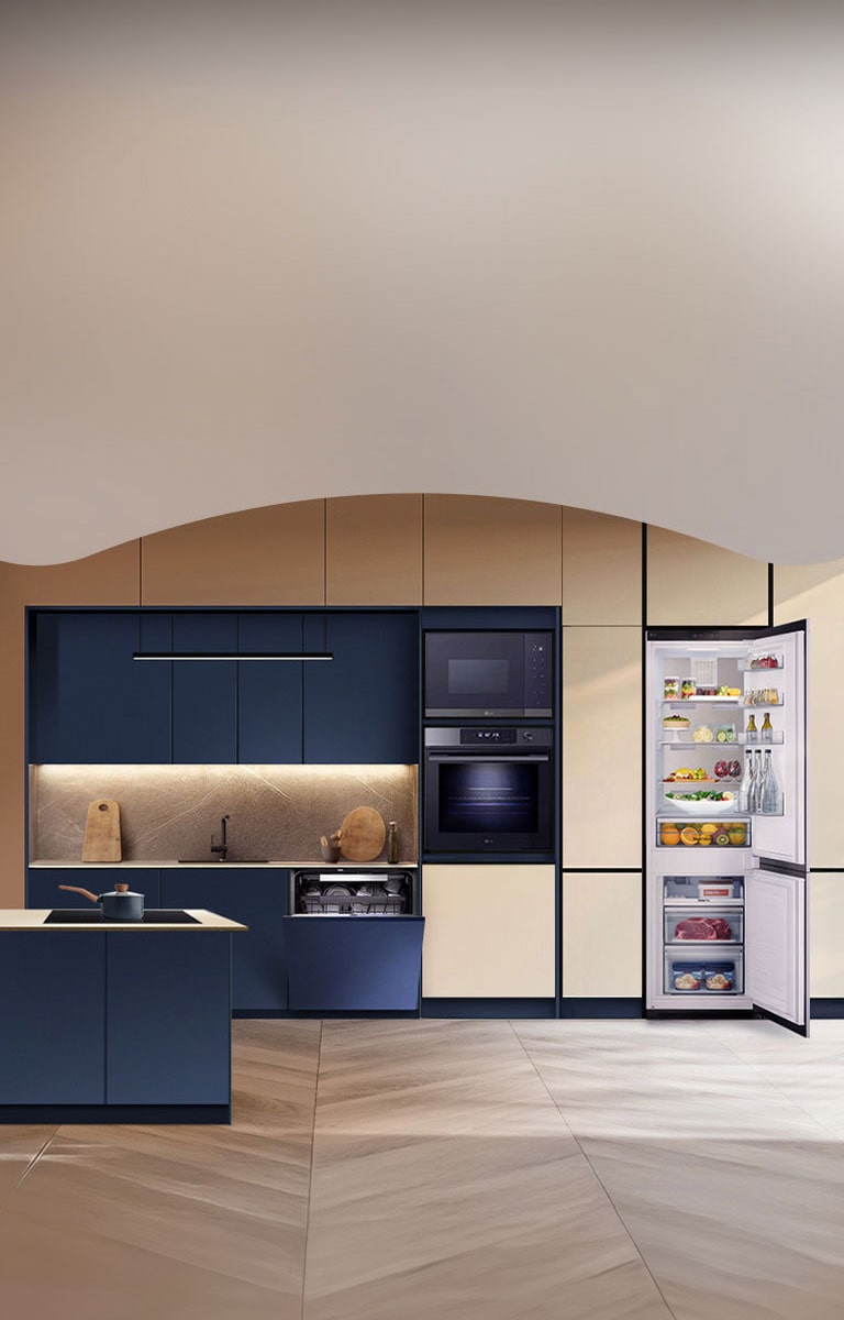Štýlová kuchyňa začína so vstavanými spotrebičmi LG