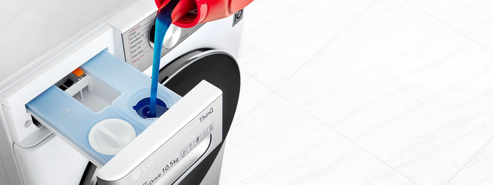 Presné a zároveň flexibilné dávkovanie pracieho prostriedku