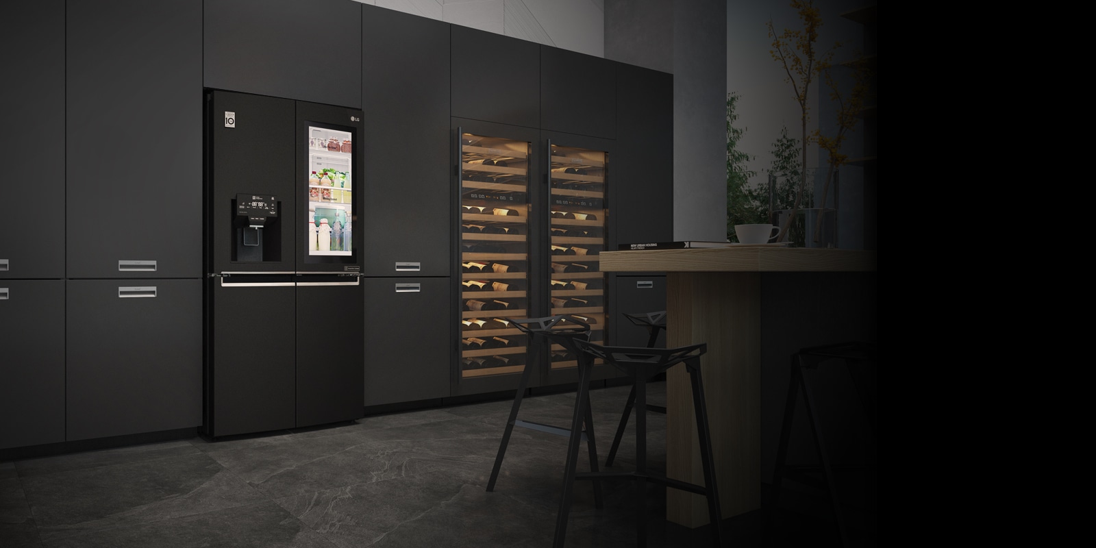 LG lednice, instaview, lednicka