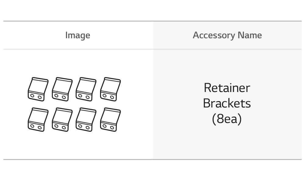 Toto je obrázok pridržiavacích konzol príslušenstva rúry.