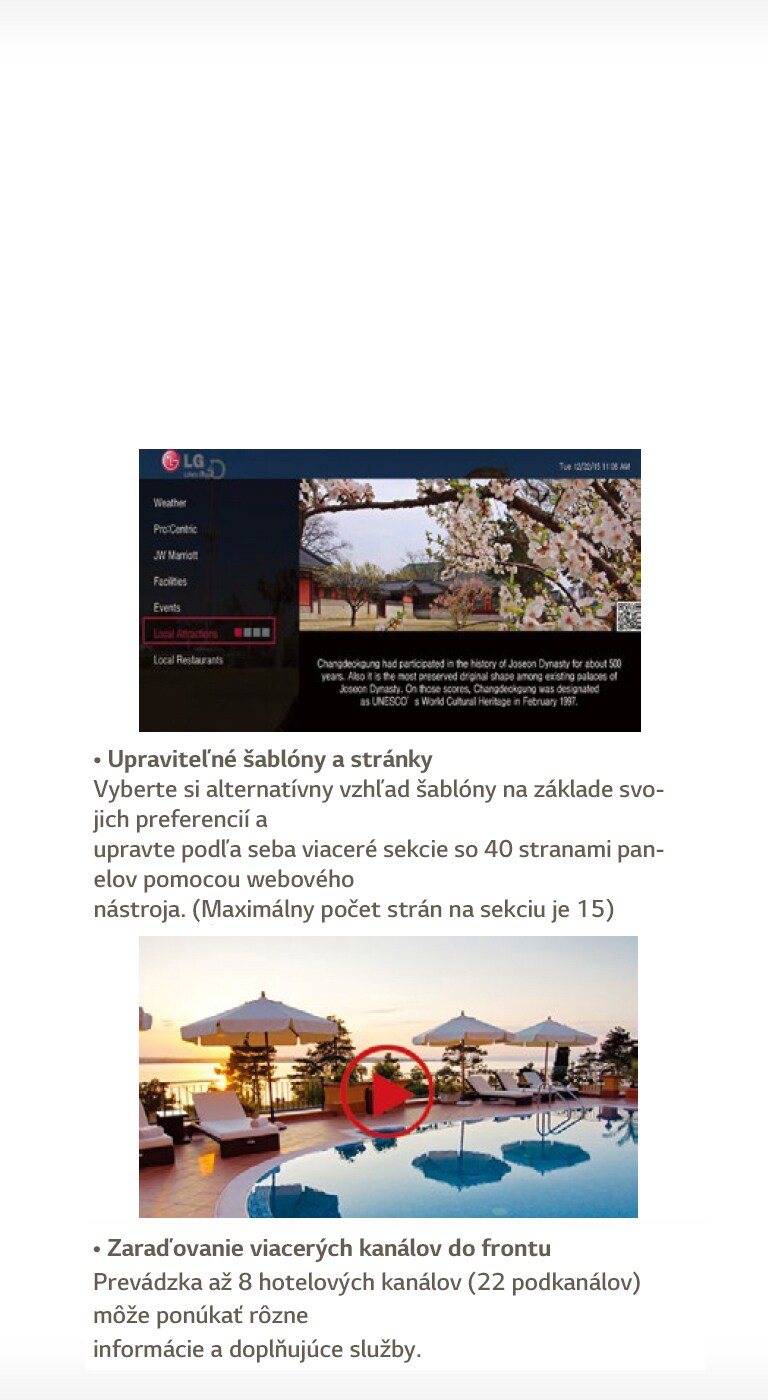 Jednoduché vytváranie a správa obsahu<br>2