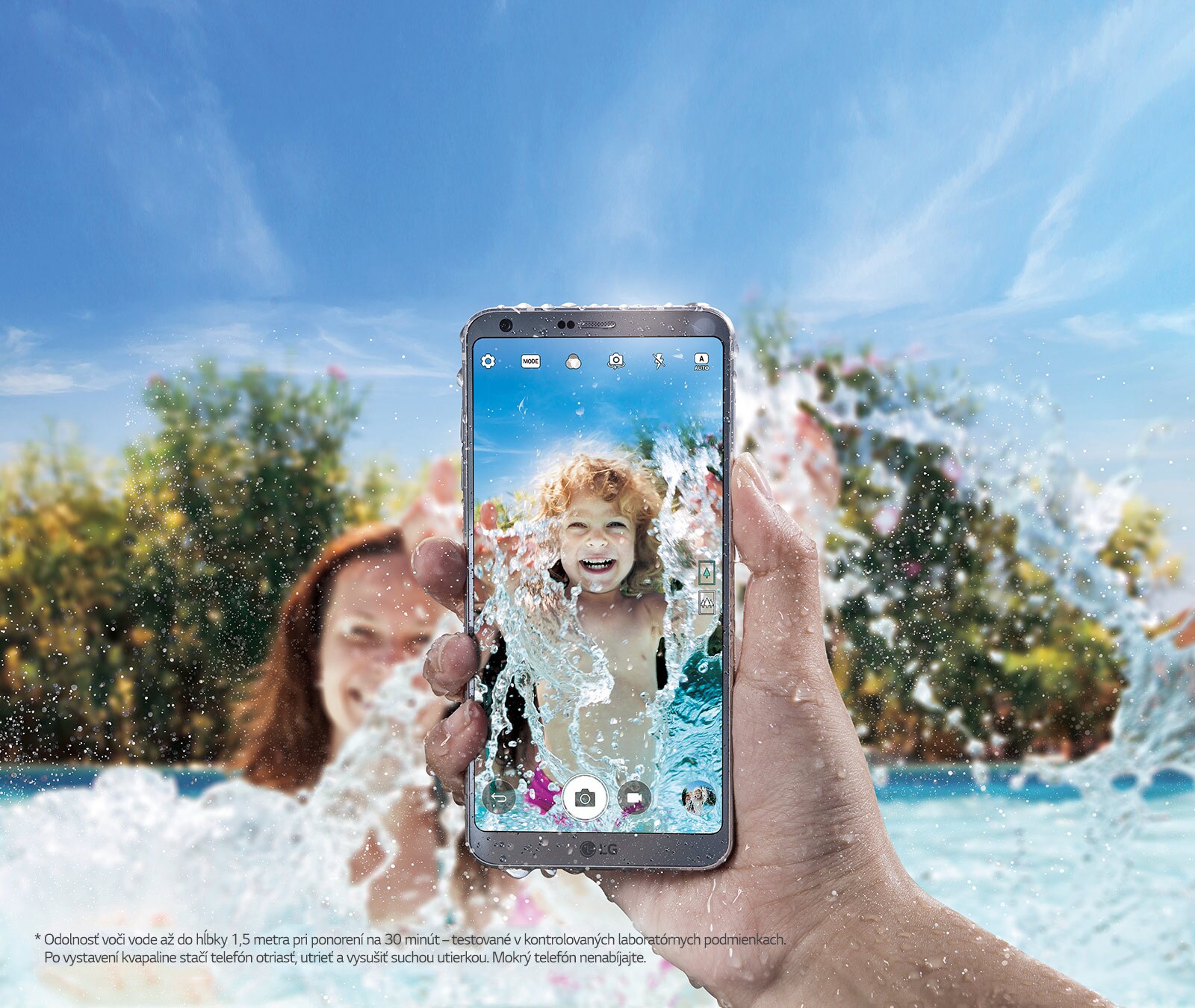 Water and Dust Resistant