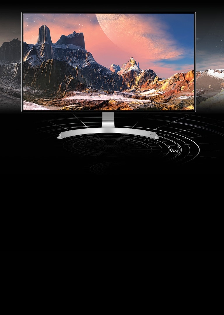 Takmer neohraničený dizajn a úzky stojan ArcLine2