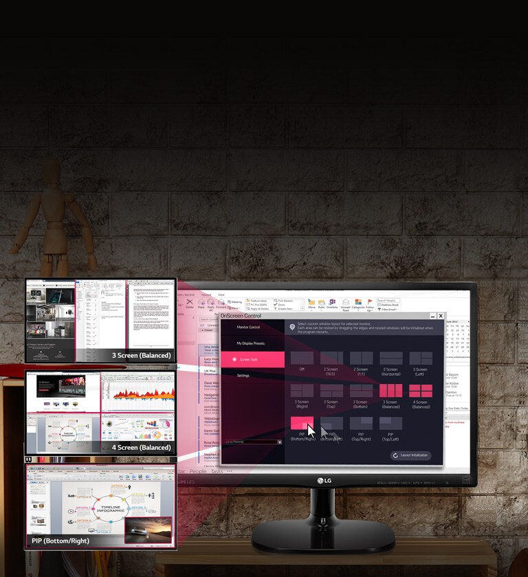 Prispôsobenie pracovného priestoru pre multitasking