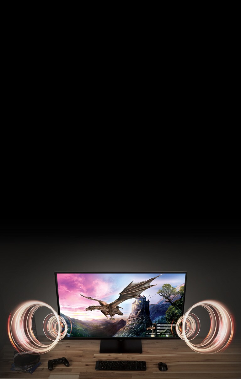 2 x 10 W stereo reproduktory a funkcia Rich Bass2