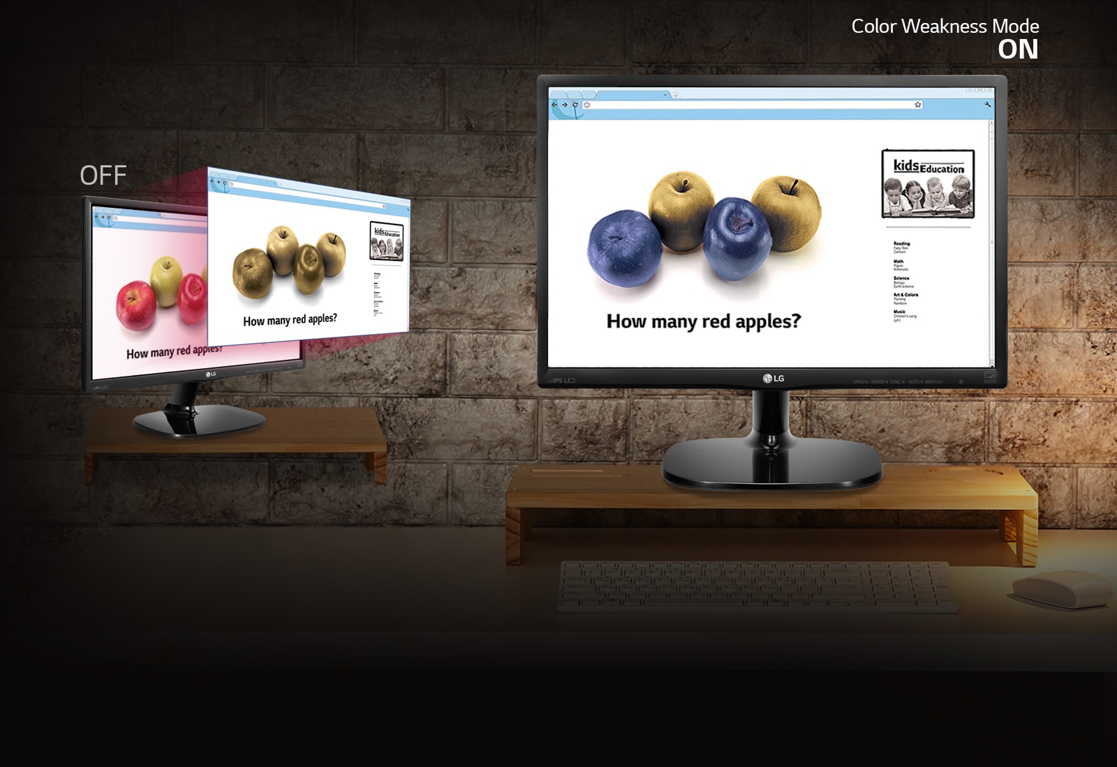 Vylepšené zobrazovanie farieb pre používateľov so slabou citlivosťou na farby