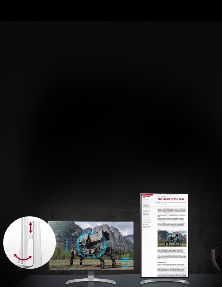 Ľahké ovládanie sklopného ergonomického stojana2