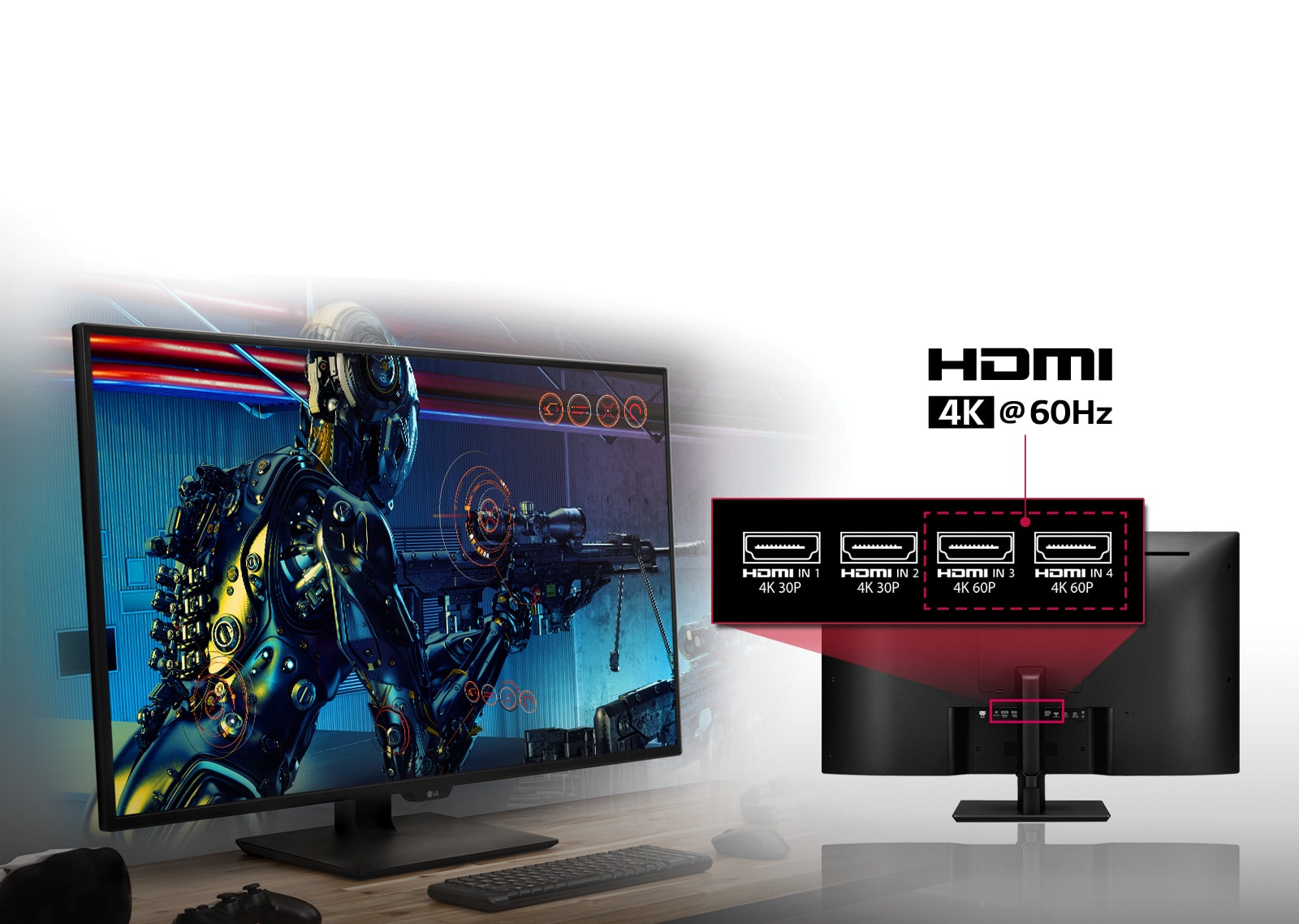 Podporuje 4K pri frekvencii 60 Hz<br>1