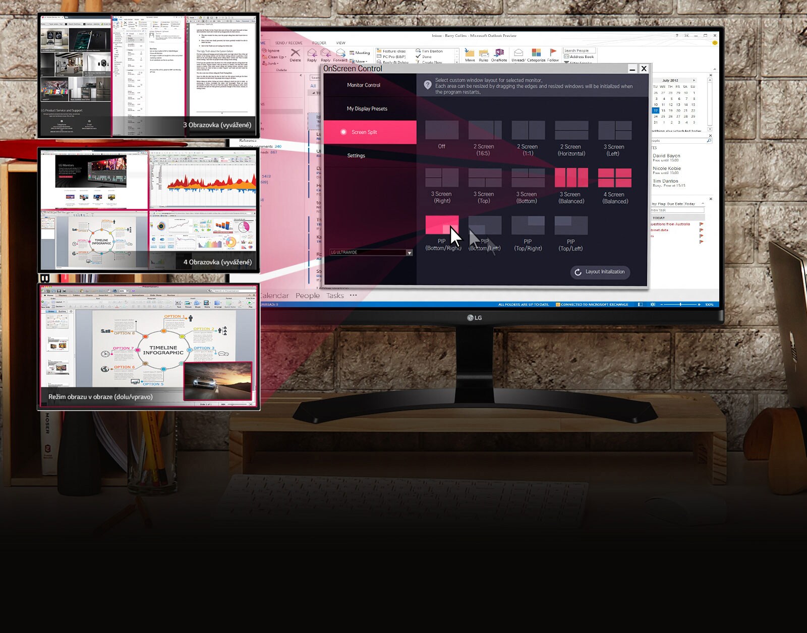 Prispôsobte si pracovný priestor pre multitasking1