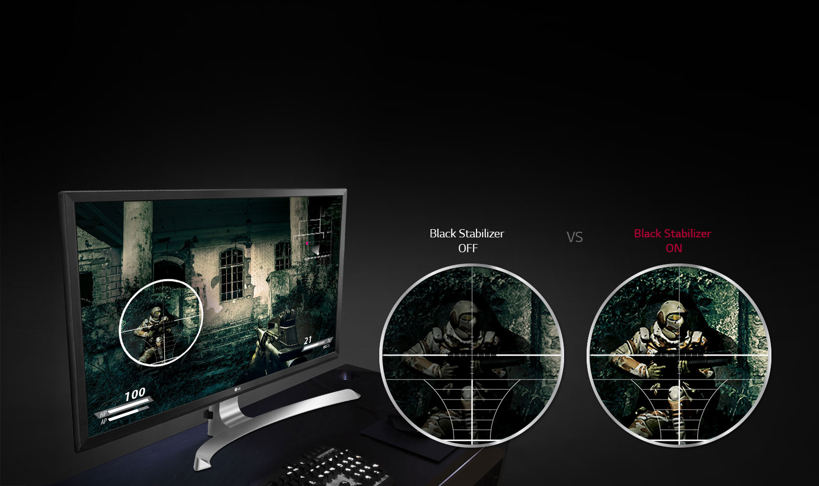 Viditeľnosť aj v najtmavších rohoch obrazovky1