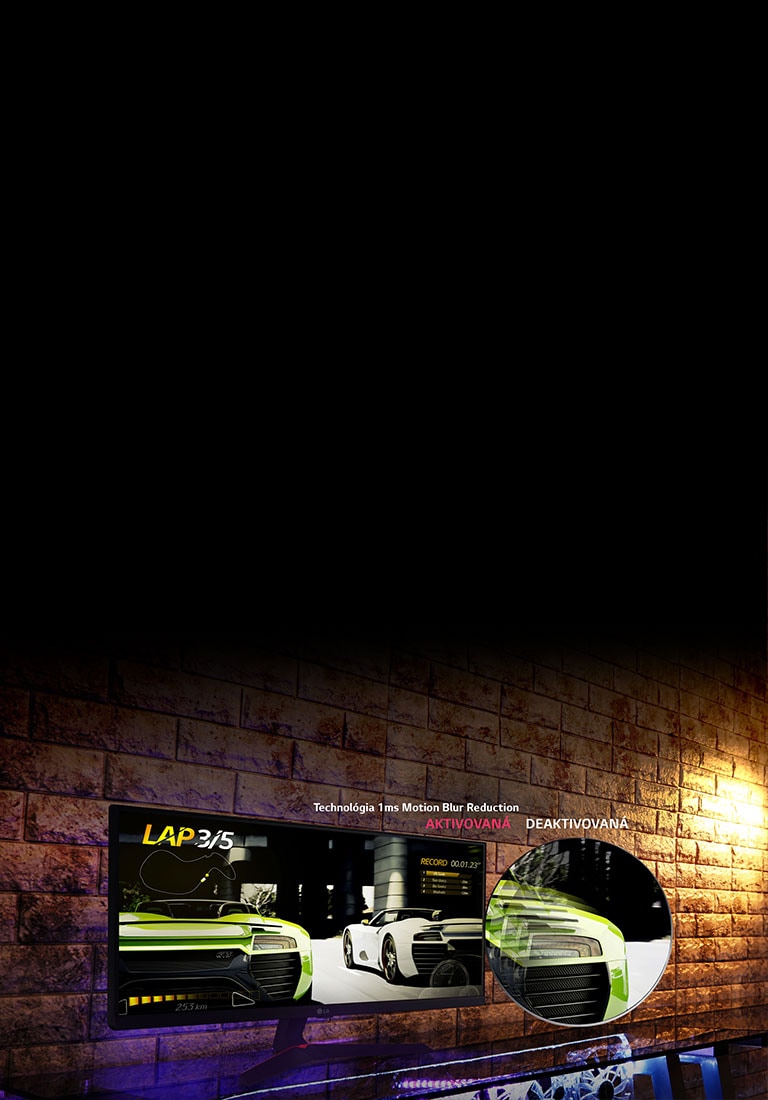 Herný monitor UltraWide: 1ms Motion Blur Reduction2