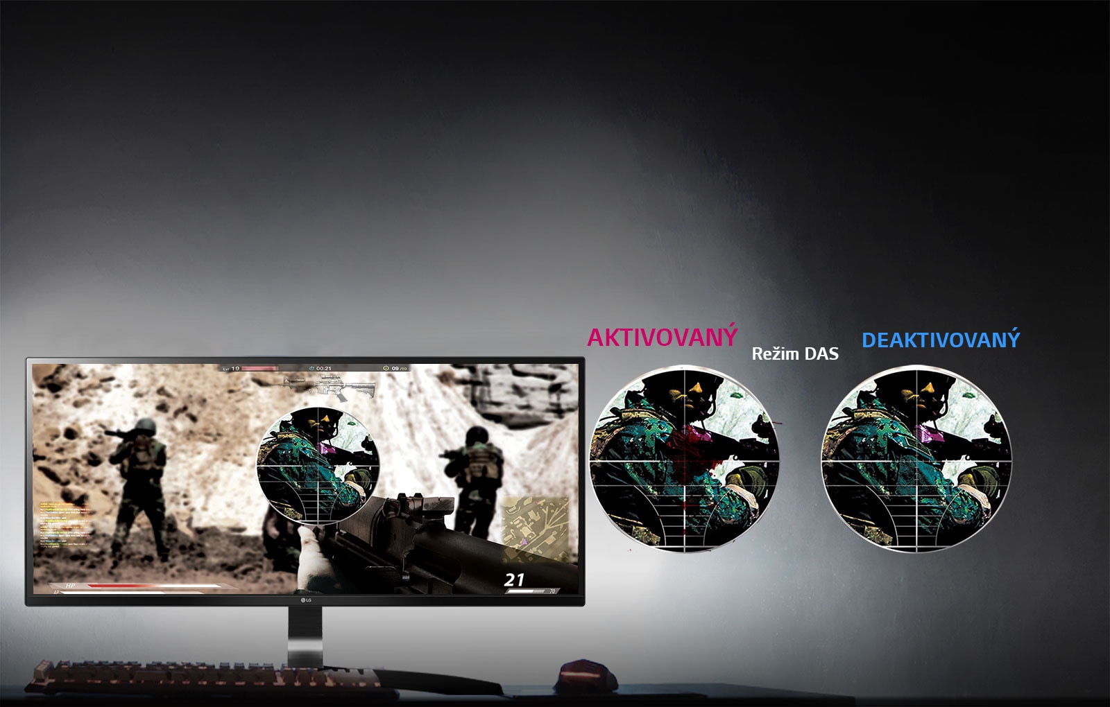 Herné funkcie vám umožní zvíťaziť: Režim DAS1