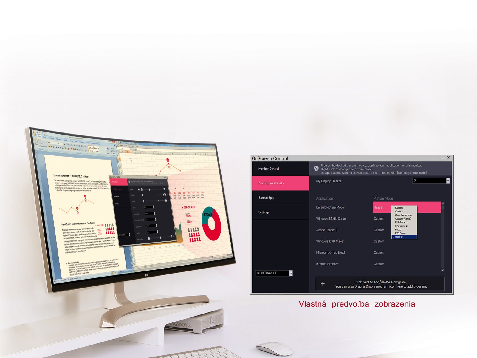 Zobrazenie s vlastnou predvoľbou zobrazenia1
